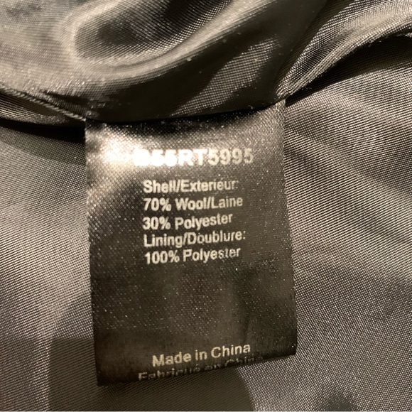 Sandra Angelozzi Women’s Double Breasted Wool Coat, Black Size 40 - Picture 11 of 16